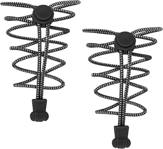 2 Pairs No Tie Elastic Shoelaces