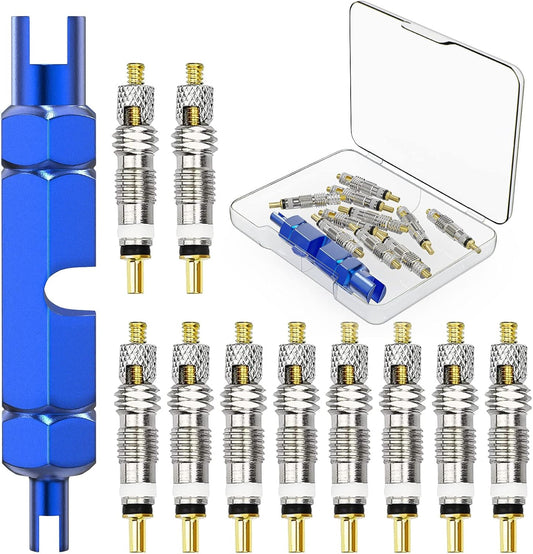 11PCS Bicycle Presta Valve Remover Tool Kit